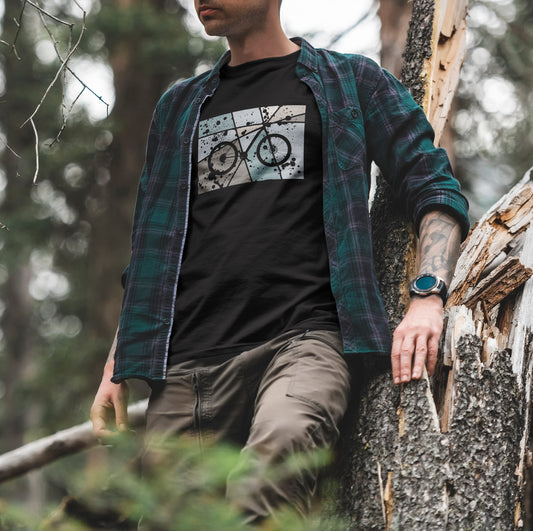Playera MTB Geometrico