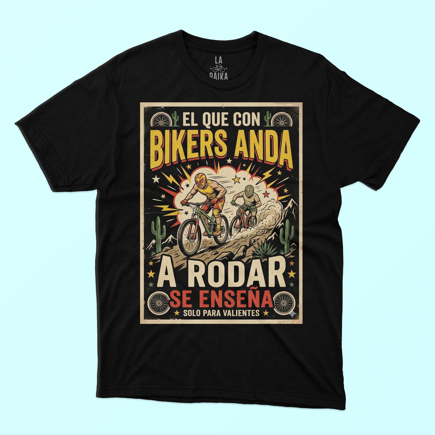 Playera MTB el que con Bikers anda