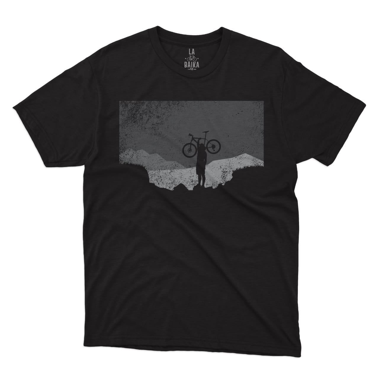 Playera MTB Cargada en cima