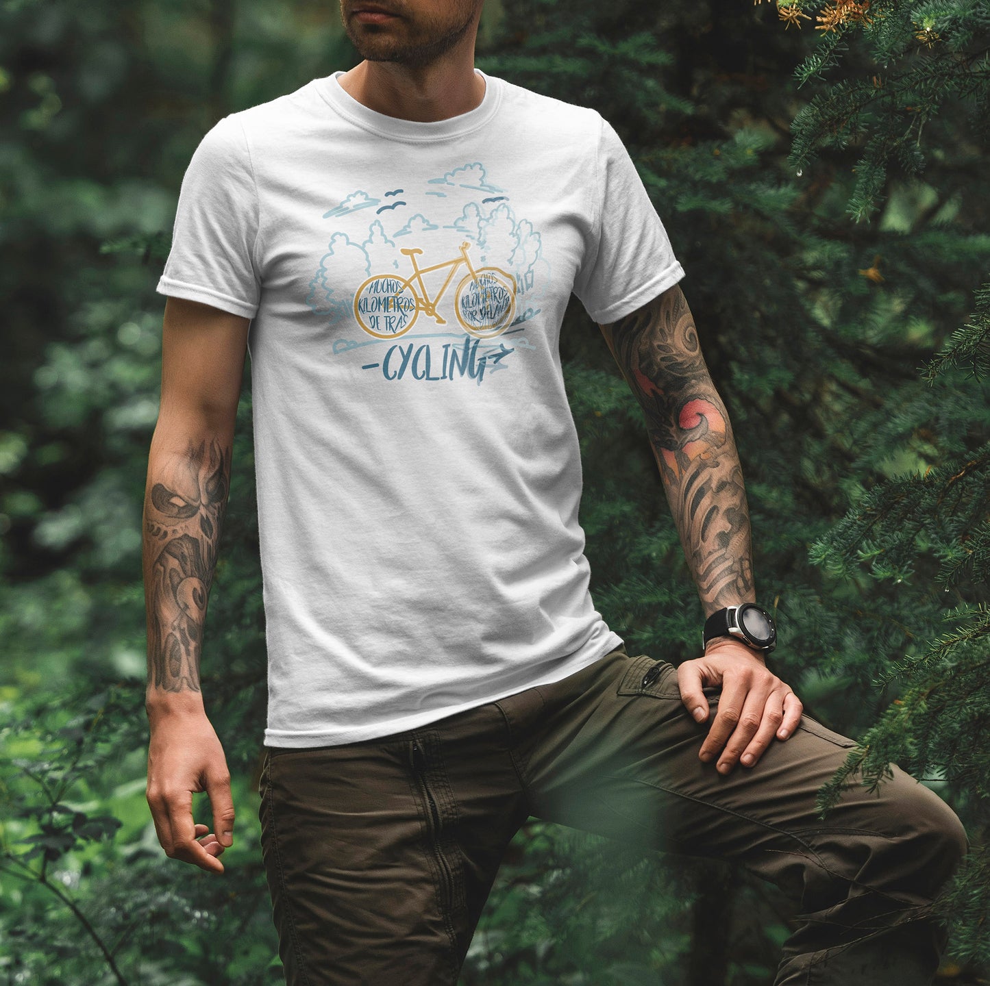 Playera MTB Muchós Kilmetros