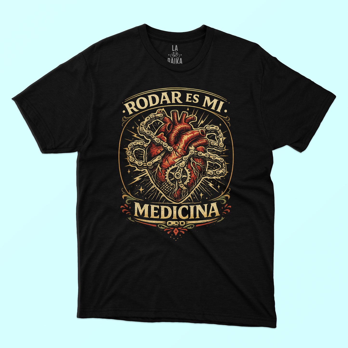 Playera MTB Rodar es mi Medicina