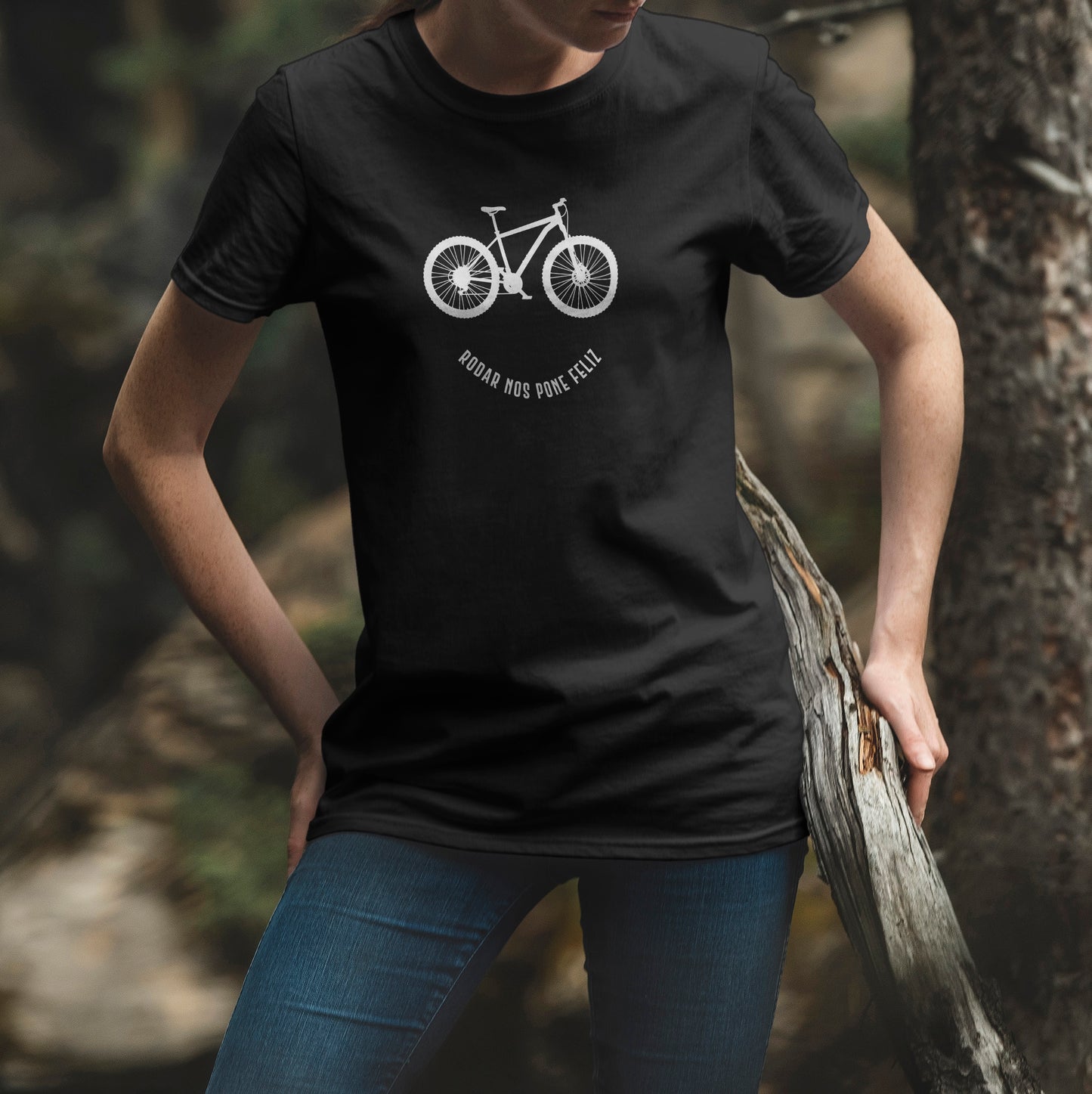 Playera MTB Rodar Feliz