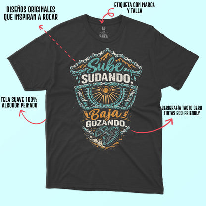 Playera MTB Sube Sudando