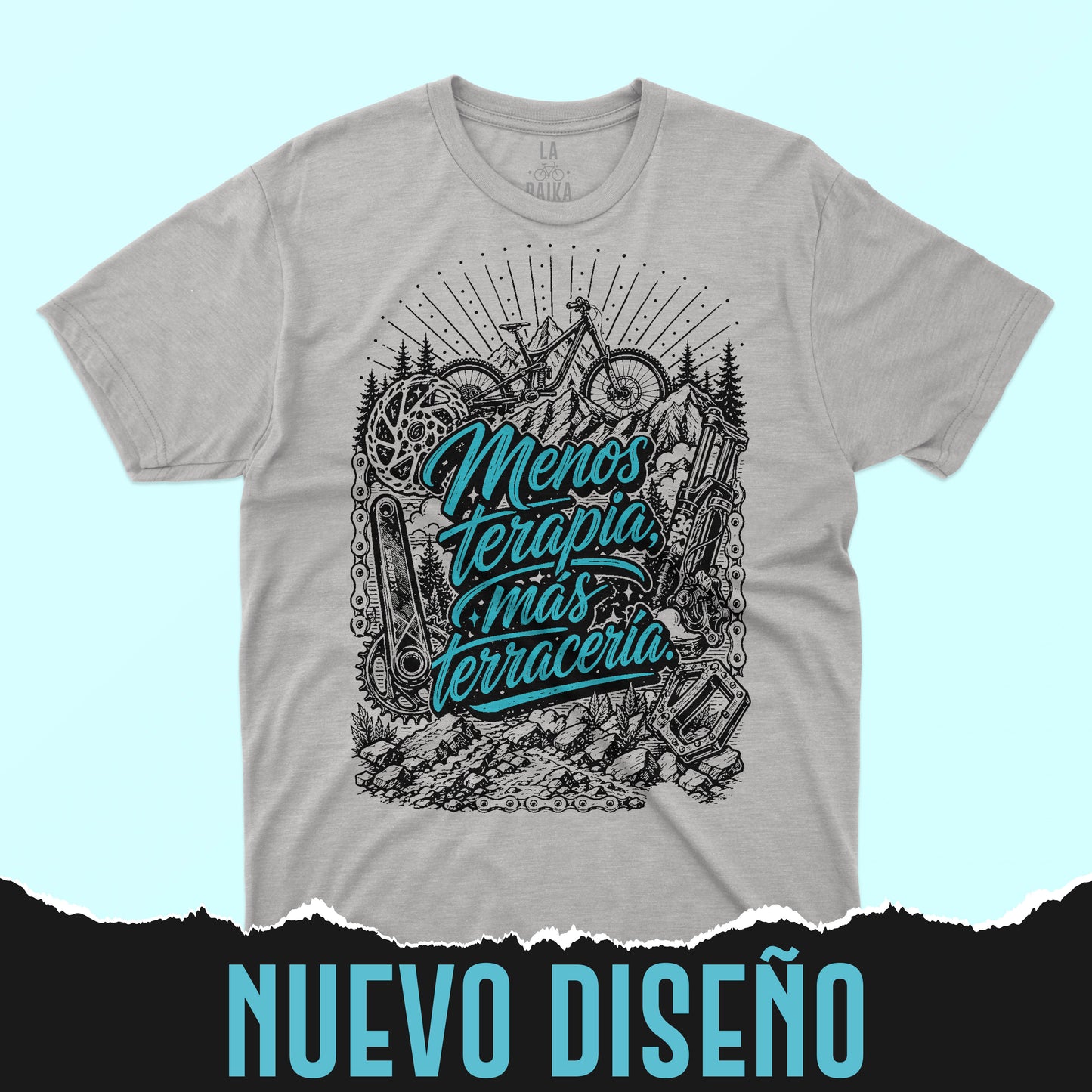 Playera Menos terapia Más Terraceria
