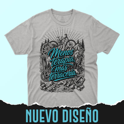 Playera Menos terapia Más Terraceria