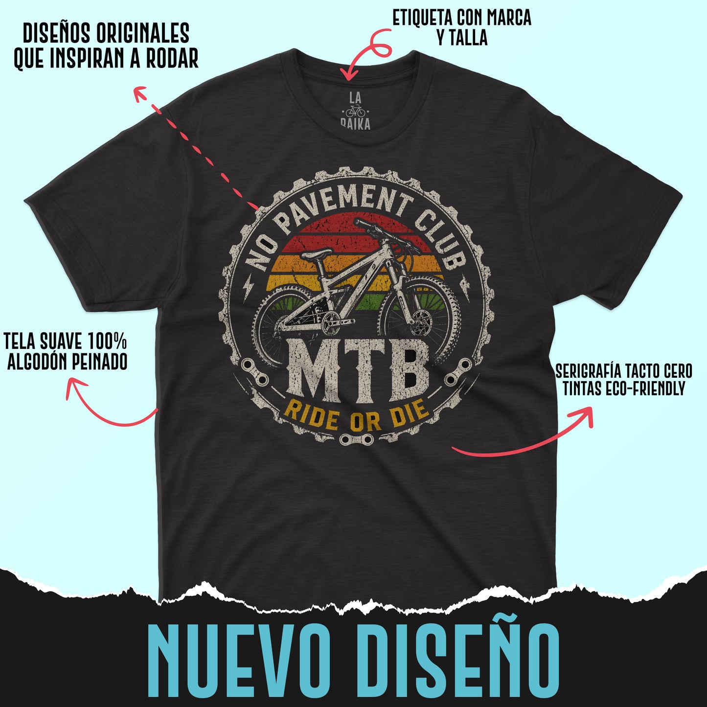 Playera No Pavement Club